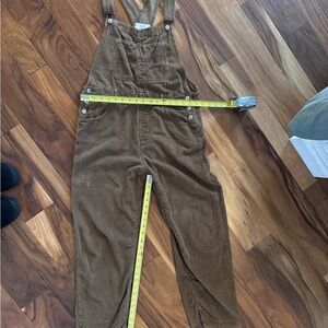 We the free Brown Corduroy Women's Overalls size medium
